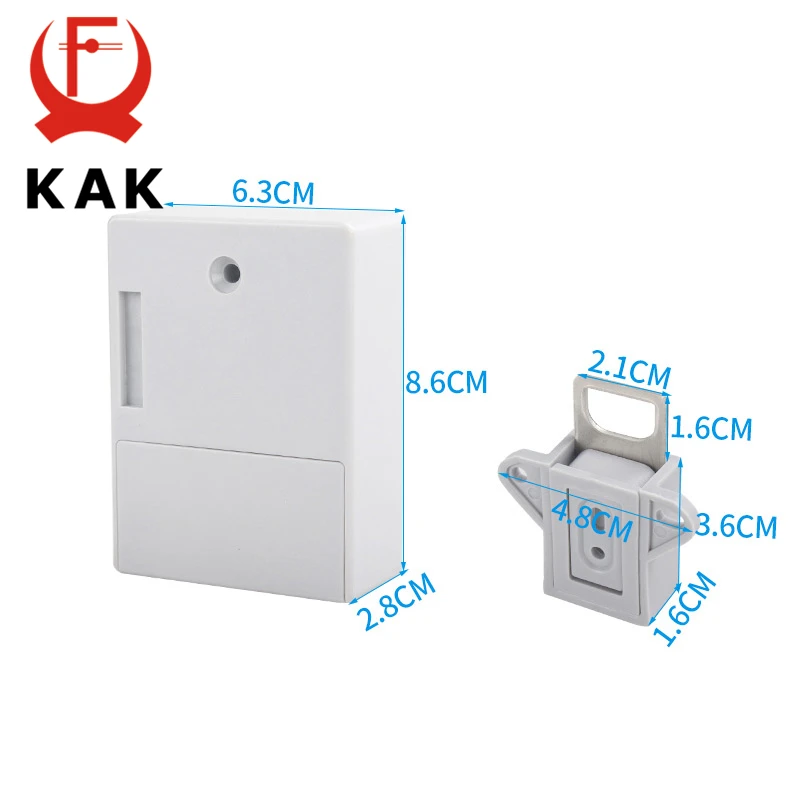 KAK Sensor Lock EMID IC Card Sensor Digital Drawer Card Lock DIY Intelligent Electronic Invisible Hidden Cabinet Lock Hardware