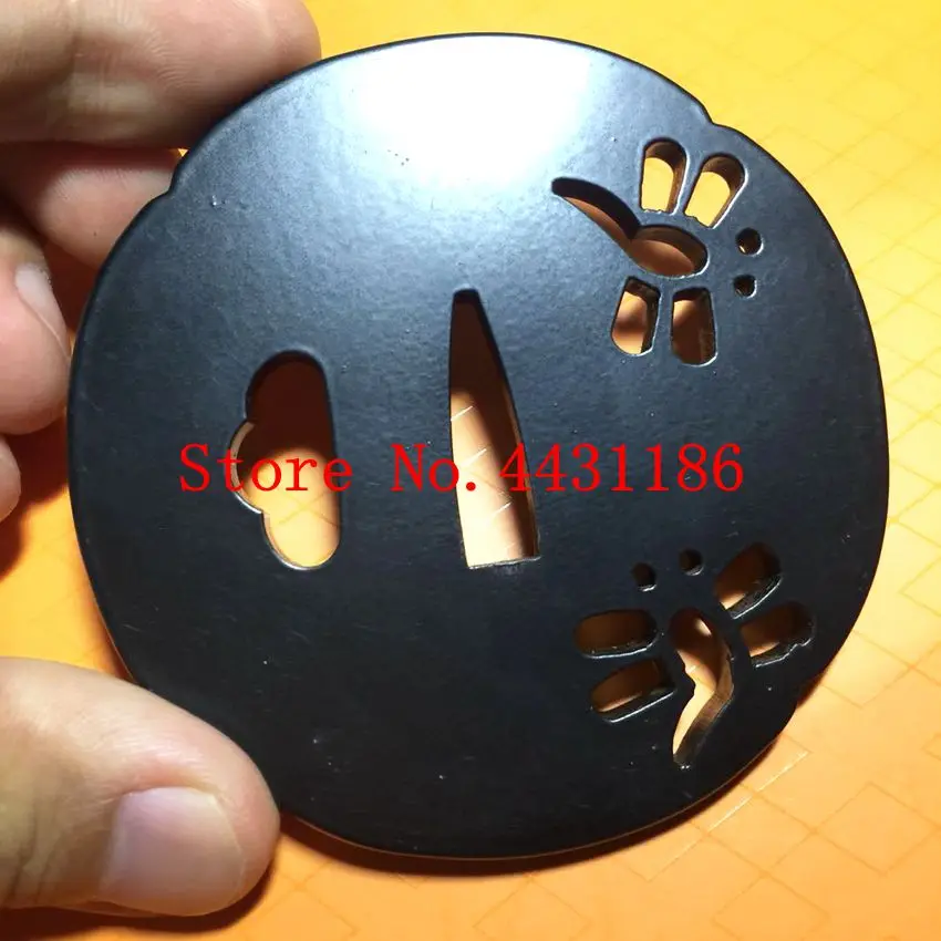 Forged parts iron Tsuba fitting For Japanese Katana accessory Samurai Sword Handmade DIY