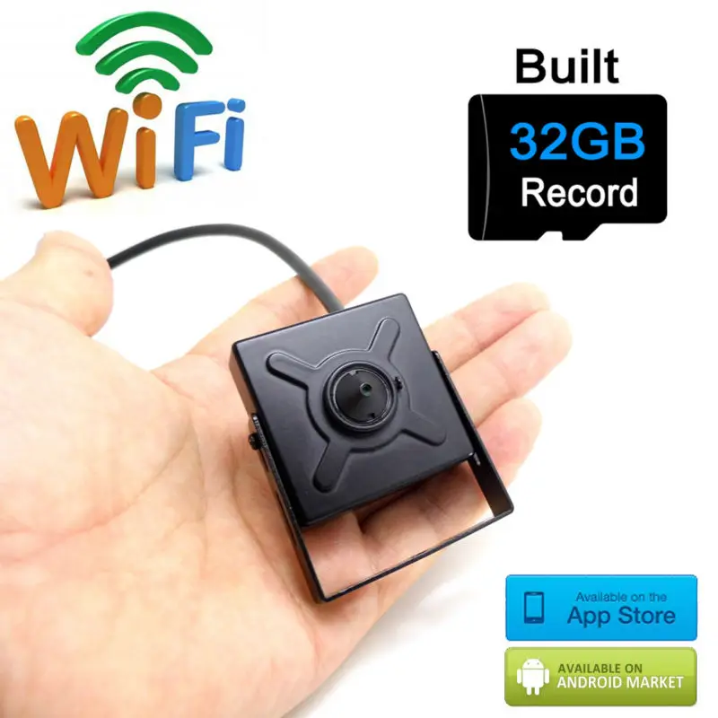 ip camera 720p wifi 32G micro sd card mini wireless cctv security home smallest cam hd surveillance p2p wi fi camara JIENU