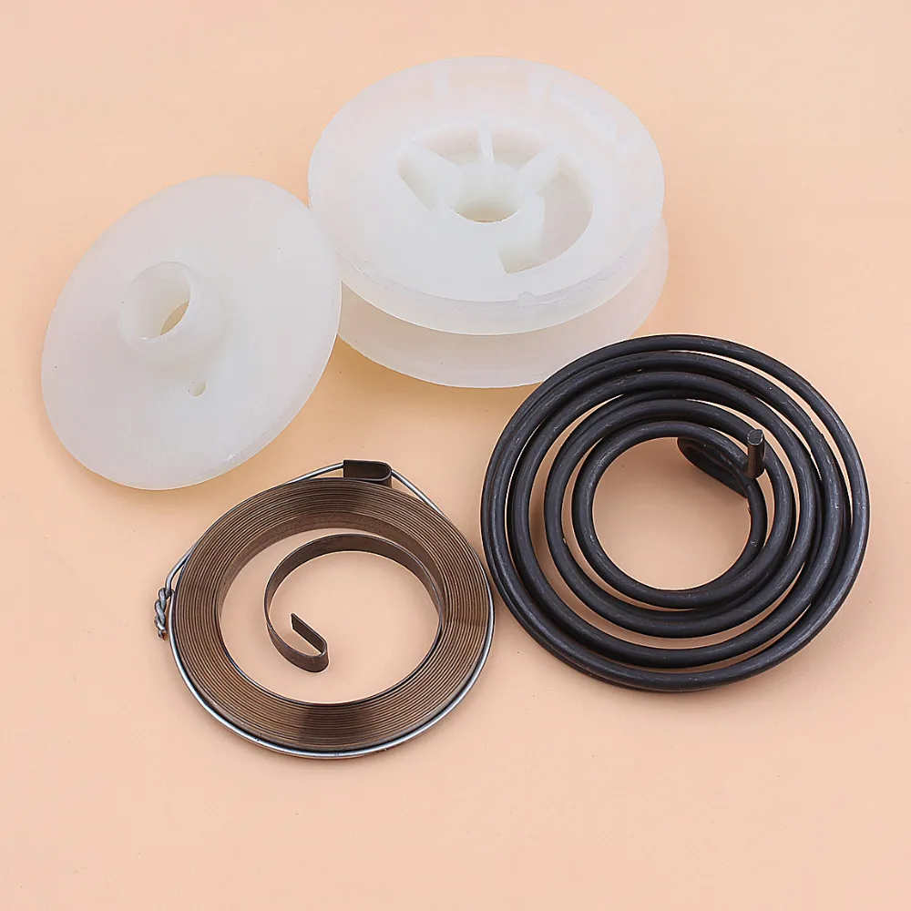 Recoil Starter Pulley Spring Repair Kit fit Husqvarn Trimmer 124L 125L 125LD 125E 128L 128LD 128 Brushcutter 544038802 545008087