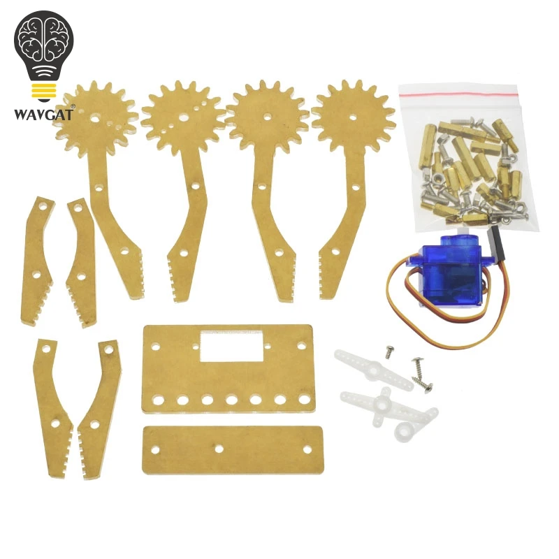 SUQ  Acrylic robot Claw Manipulator Arm SG90 servos smart robot gripper for arduino SNM200.