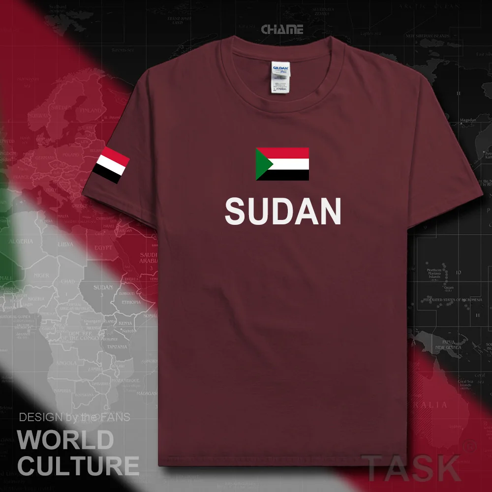 North Sudan Sudanese mens t shirts fashion 2017 jerseys nation team 100% cotton t-shirt clothing tees country sporting SDN Islam