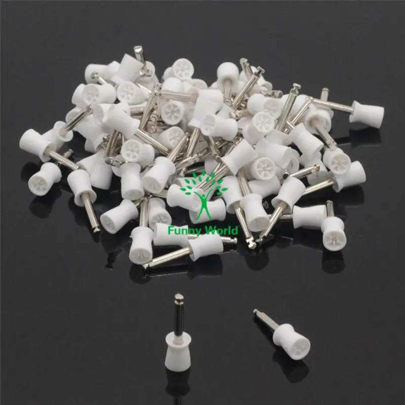 

New 60Pcs Dental Lab Latch type Rubber Polishing Polisher Cups Prophy Cup