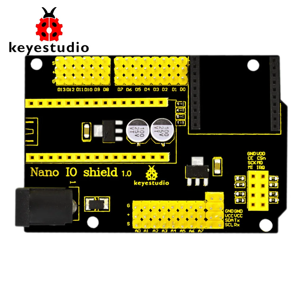 NEW Keyestudio Nano IO shield for XBEE and NRF24L01 Socket for arduino