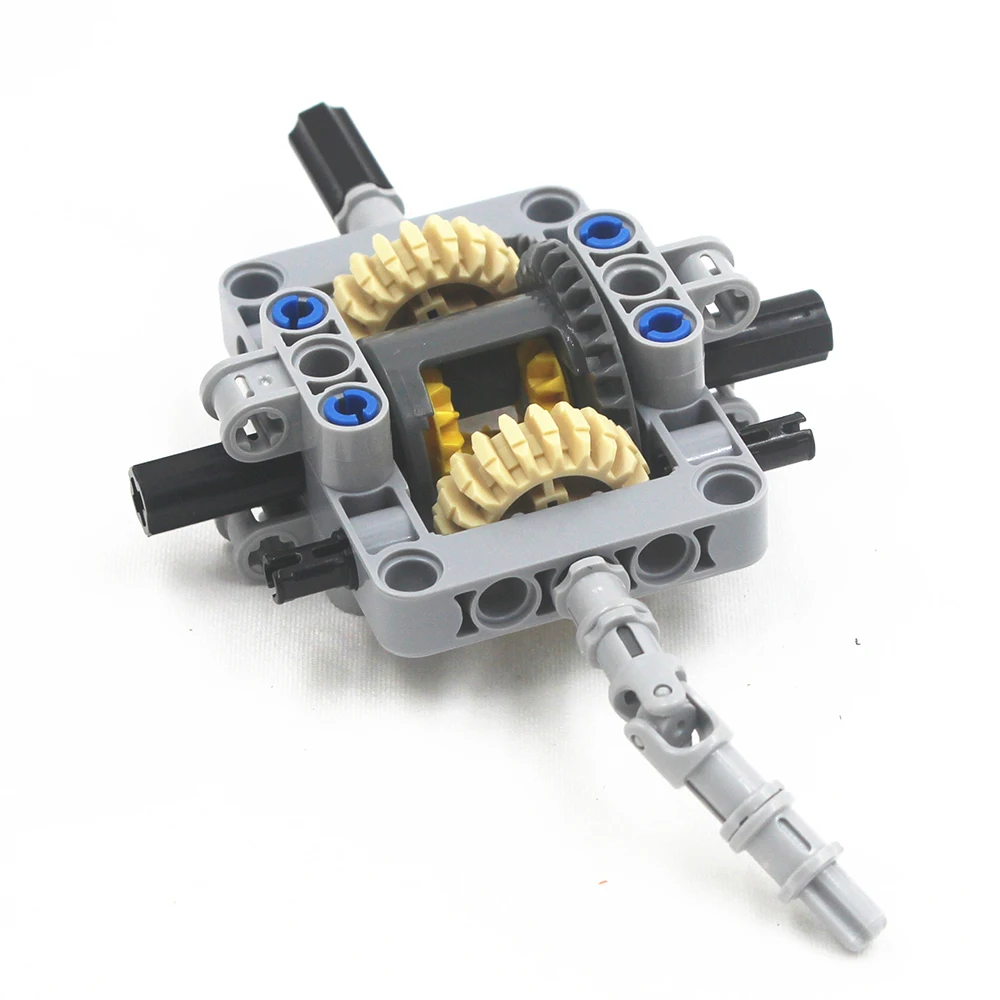 MOC Technische 29 stücke Differential getriebe box kit (getriebe, pins, achsen, anschlüsse) pack kompatibel mit lego MOCTSMA29