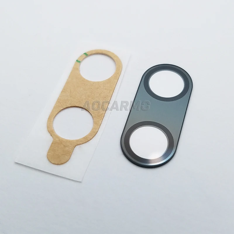 Aocarmo الخلفية الكاميرا الخلفية زجاج عدسة حلقة غطاء مع لاصق استبدال جزء لهواوي P20 5.8"