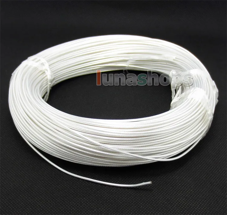 LN004377 100m Acrolink Silver Plated  OCC Signal  Wire Cable 0.75mm2 Dia:1.5mm For DIY