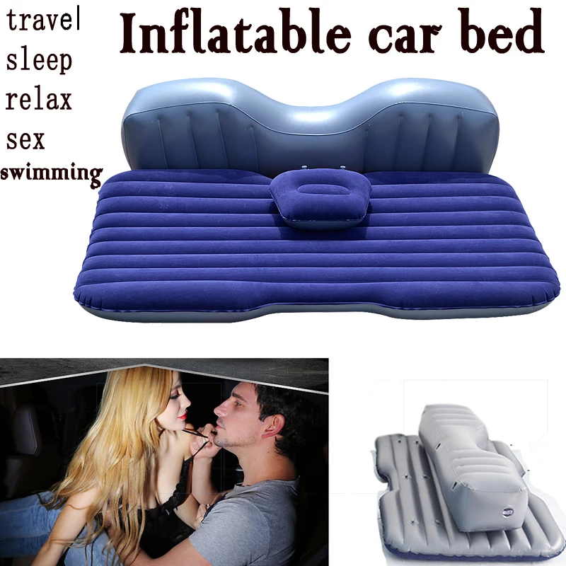 Car Back Seat Cover Car Air Mattress Outdoor Travel Bed Inflatable Mattress Air Bed High Quality Inflatable Car Bed sex relax