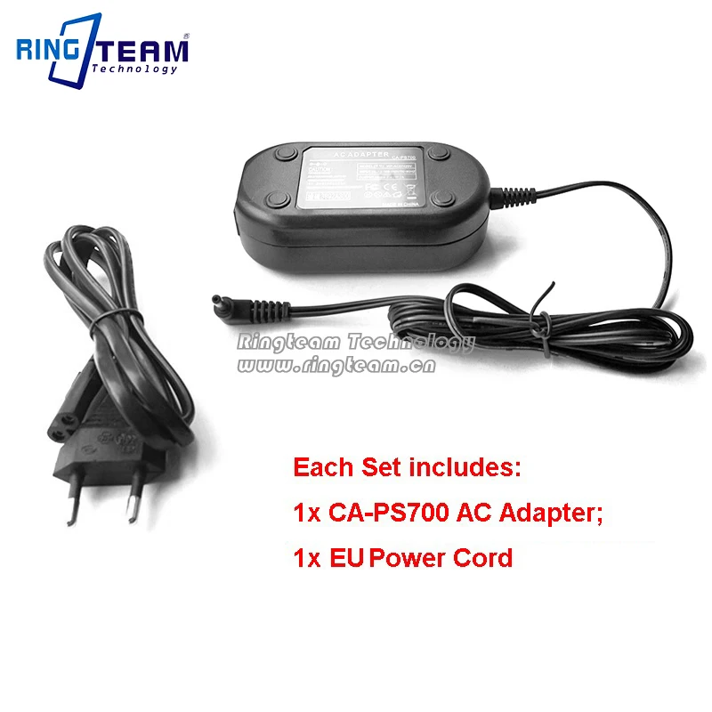 

10x CA-PS700 CAPS700 AC Adapter for Canon Camera DC Coupler DR-E5 DR-E8 DR-E10 DR-E12 DR-E15 DR-E17 DR-20 DR-50 DR-80 DR-700