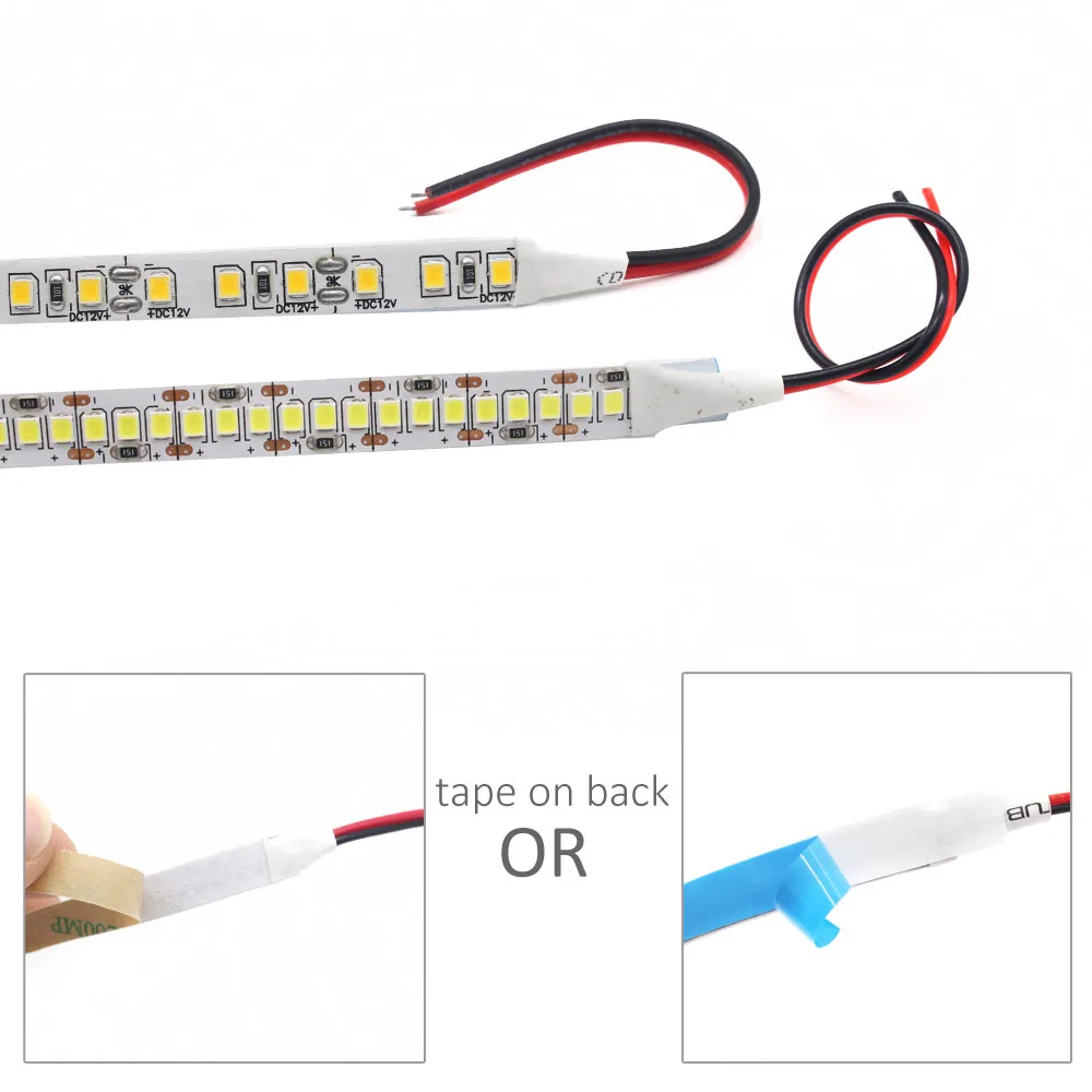 12V LED-Streifen SMD 2835 0,5M 1M 3M 5M LED-Lichtband 120LED/M 240LED/M Warmweiß Flexibler Lichtstreifen Heimdekoration Beleuchtung – Detail 7