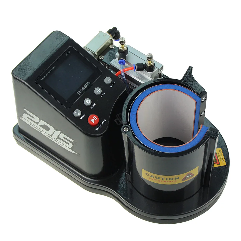 Frete grátis máquina de transferência calor para caneca máquina da imprensa do calor copo pneumático 3d máquina de transferência térmica copo
