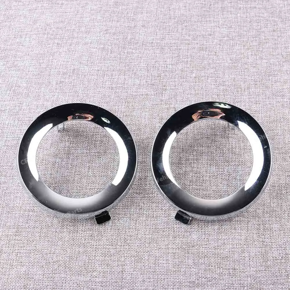 1Pcs 2Pcs Front Chrome Fog Light Lamp Cover Cap Trim Ring 57731SC000 57731 SC000 For Subaru Forester 2009 2010 2011 2012 2013