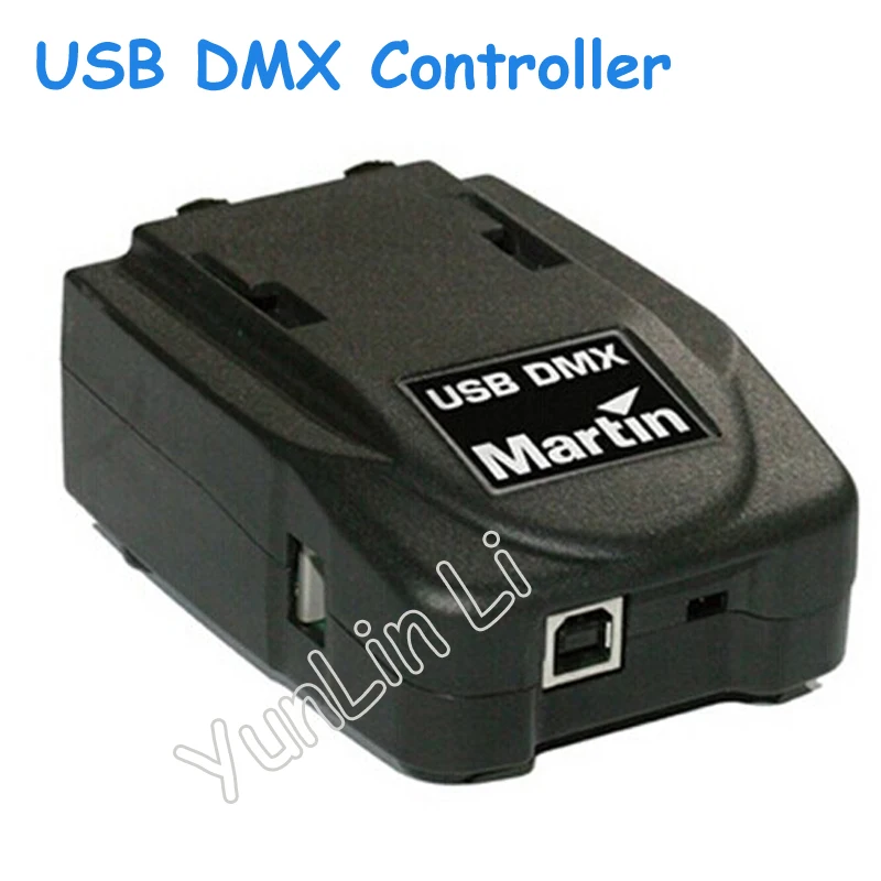 

USB DMX Controller Light Console Stage Lighting Software USB Stage Light Controller Supports Multiple USB-DMX Decoding TP-D17