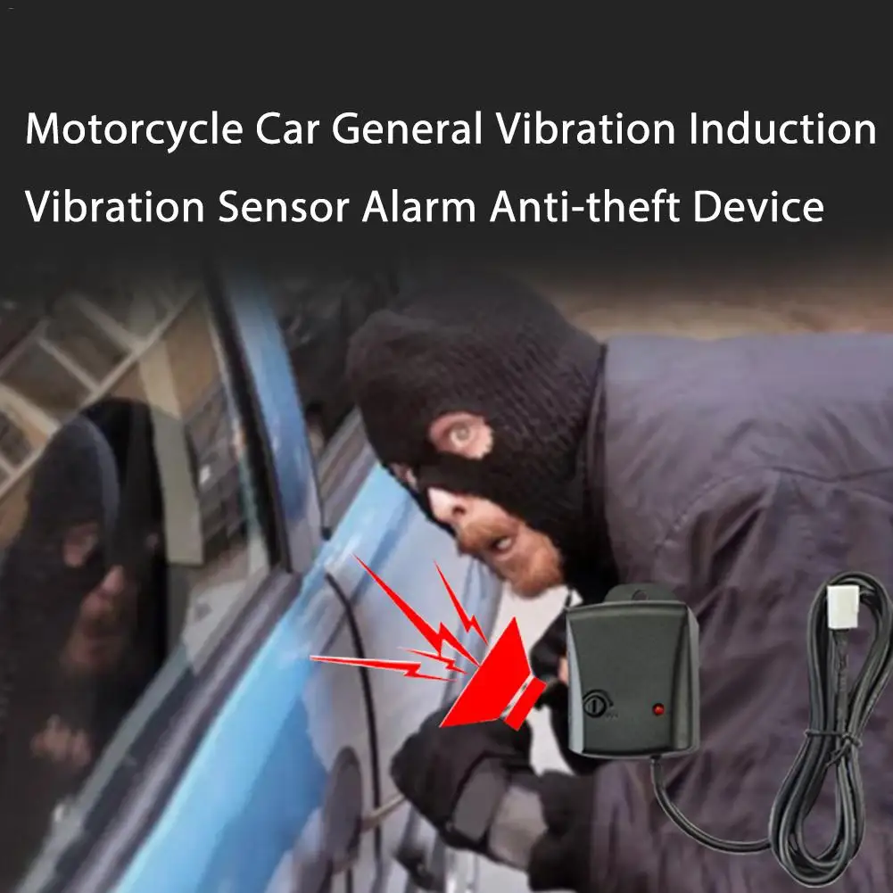 Motorcycle Car Universal Anti Theft Sensor Adjustable Car And Motorcycle Detection Vibration Sensor L27 Alarm Anti-theft Device