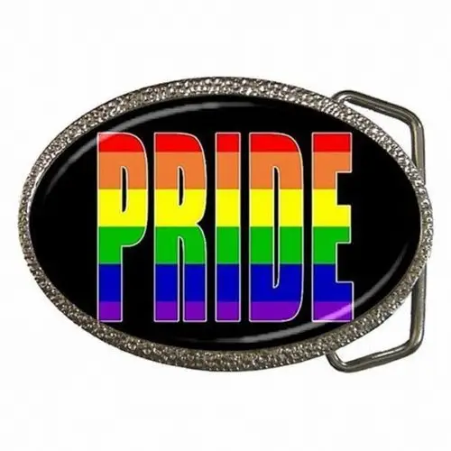 Low price custom belt buckles wholesale Pride Rainbow Belt Buckle hot sales Gay Lesbian Flag  Belt Buckle cheap belt buckles