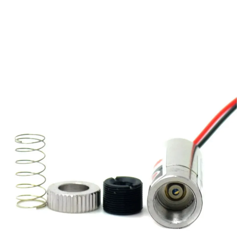 High Quality Red Line Laser Module 5mW 650nm Focus Adjustable Laser Head 5V Industrial Grade Free VE461 P50