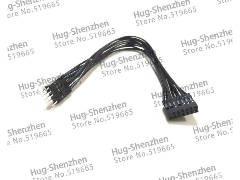 HD Audio 13 Pin Female to 9 Pin Male Converter Cable  For Lenovo Motherboard Connection HOST Front Panel Audio ---5pcs/lot