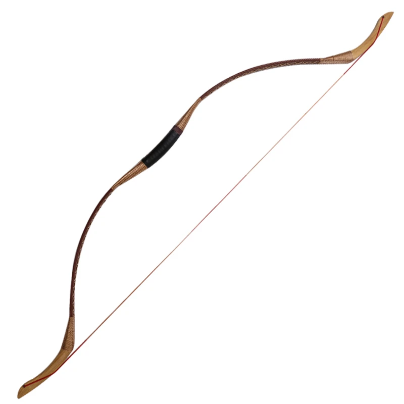 Ming Dynasty Traditional Recurve Bow Outdoor Hunting Recurve Bow 30/35/40/45/55lbs Chinese Traditional Wooden Bow