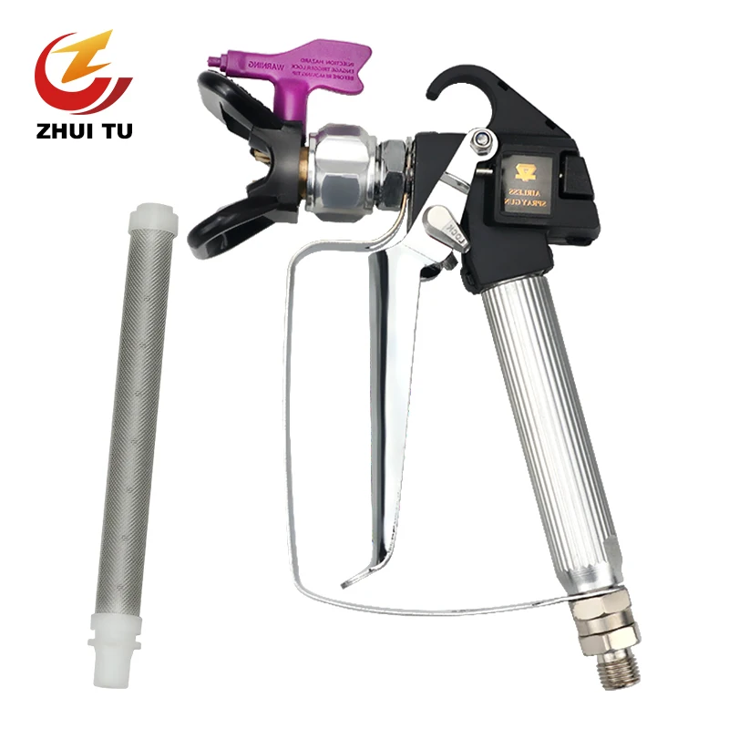 

3600PSI High Pressure Airless Paint Spray Gun +517 Spray Tip + Nozzle Guard for Wagner Titan Pump Sprayer Spraying Machine Hot