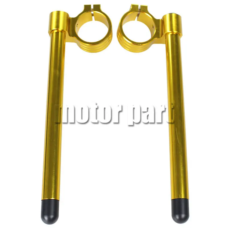 For Honda CBR1000R CBR1000 R CBR 929 954 RC51 RC45 Motorcycle 50mm Fork Tube Clip-ons Handle Bar CNC Riser Handlebar Gold Color