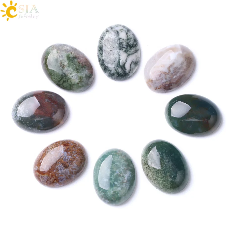 CSJA 1PC No Hole Reiki Indian Agates Onyx Beads Natural Loose Semi-precious Stone for DIY Handmade Original Jewelry Making F282