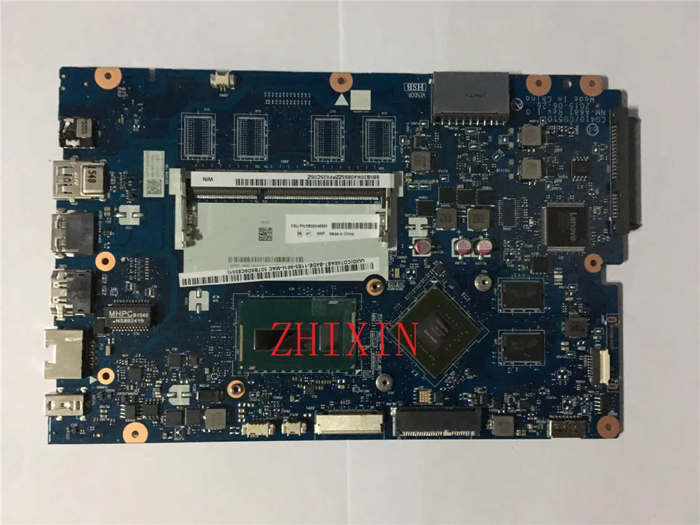 yourui for Lenovo Ideapad  100-15IBD Laptop motherboard CG410/CG510 NM-A681 3215U DDR3L mainboard Fully tested