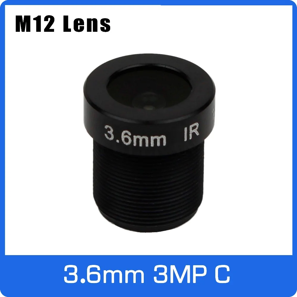 

3Megapixel M12 Fixed 1/2.7 inch 3.6mm 120 Wide Angle CCTV Lens For HD 1080P CCTV Camera Free Shipping