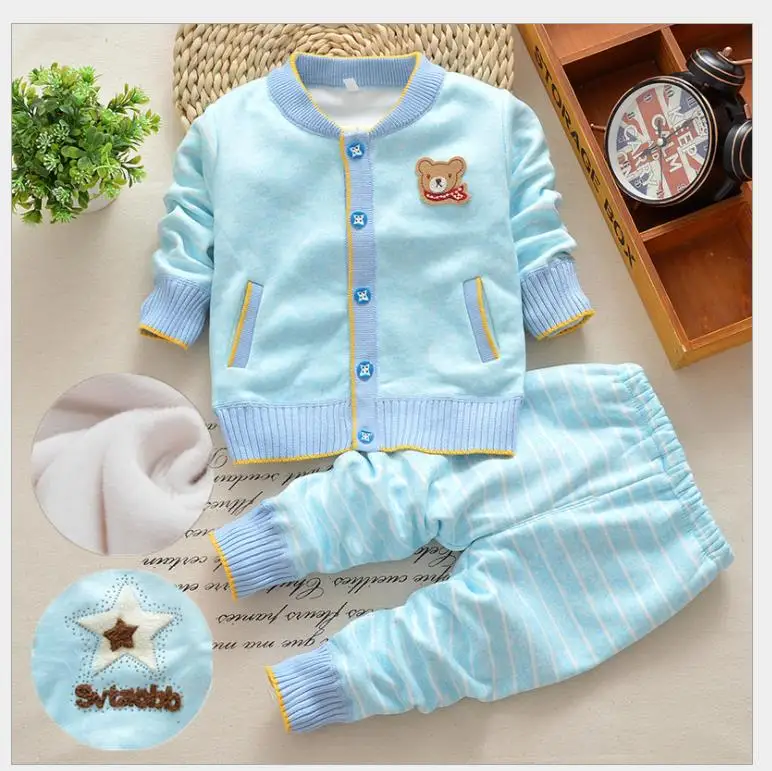 Baby tie sweater suit