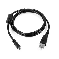 8PIN USB ładowarka + kabel do synchronizacji danych przewód do Casio kamera Exilim EX-ZS10 s ZS10bk