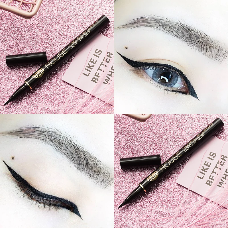 3 PCS-Soft Eyeliner กันน้ำจางหาย Quick Drying Smooth Eyeliner