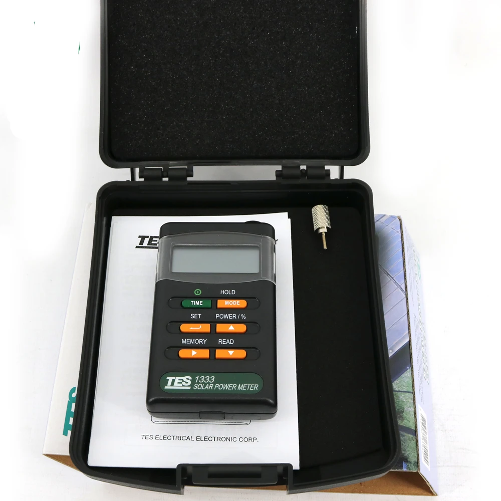 Imagem -06 - Medidor de Energia Solar Medidores de Energia Solar Datalogging Medidor de Energia Solar Rs232 Interface Tes1333
