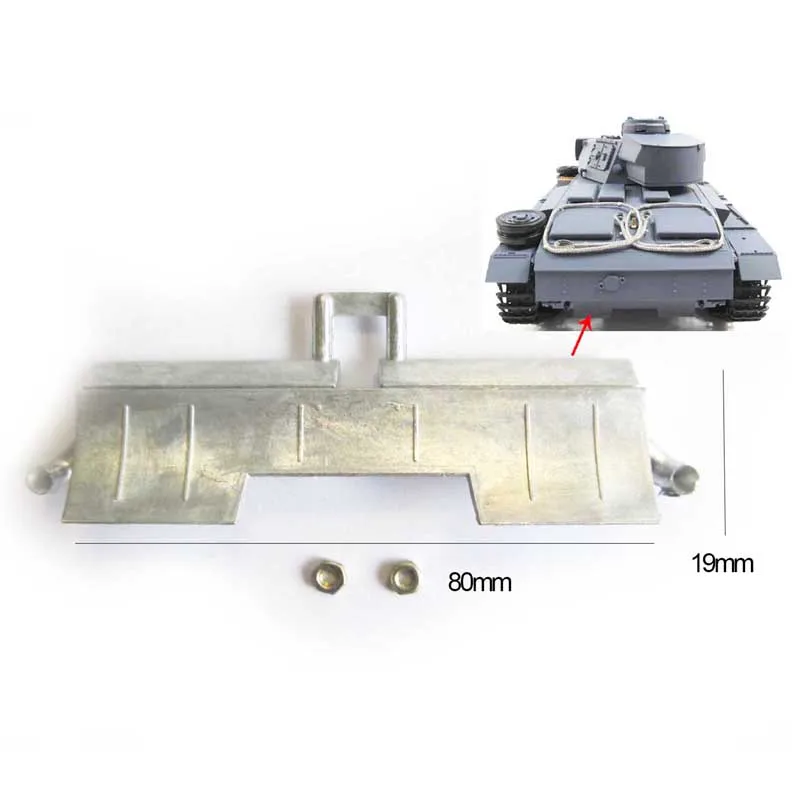 마토 후방 금속 배기 장치, 1/16 1:16 RC Panzer III ,Stug III 탱크용