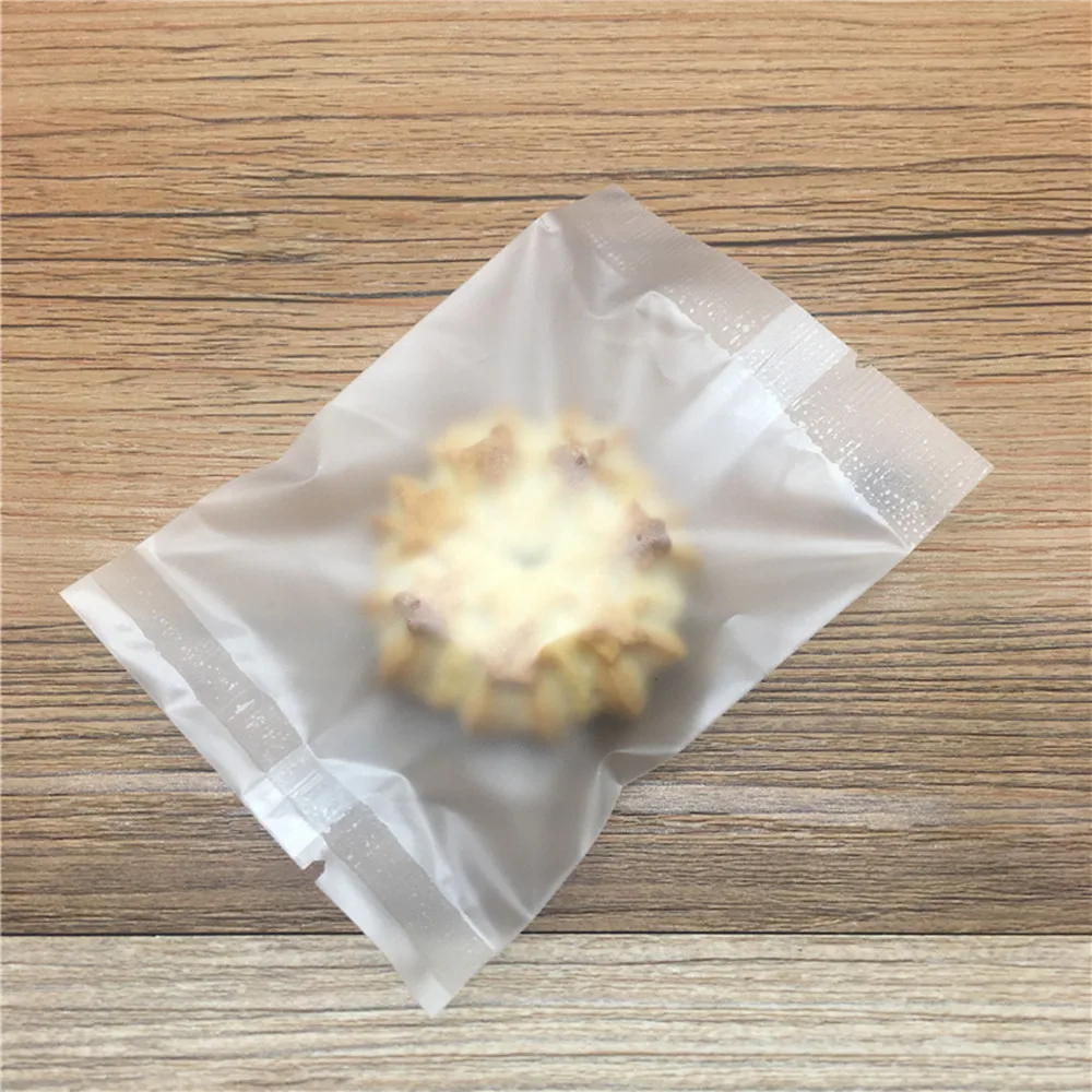 

DHL Matte Clear Plastic Open Top Heat Seal Candy Cookies/Biscuit Package Bag Poly Baking Food Storage Pouches For Party Wedding