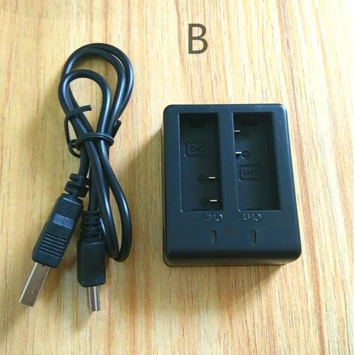 for SOOCOO Accessories 1350mAh Charger Li-ion Battery for S100 C30 30R SJCAM SJ4000 SJ5000 X H3 H9 WiFi Camera Clownfish