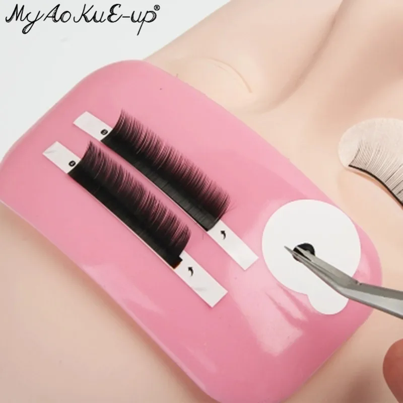 1 stücke Silikon Kleber Pad Dichtung Für Wimpern Verlängerung Kleber Halter 2mm Wimpern Kleber Palette Paste Kleber Pads Make-Up werkzeuge – Detail 2