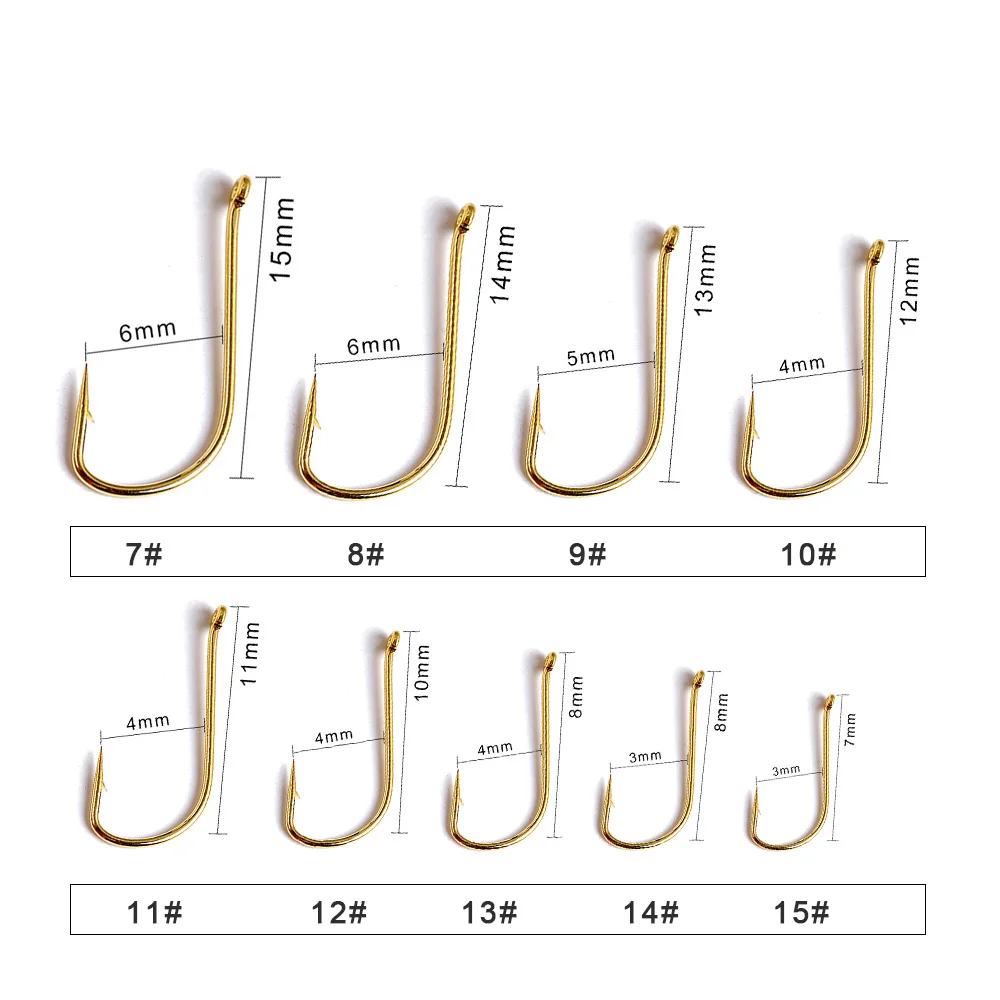 FTK SODE Fishing Hook 10PCS Size7#-Size15# Fishing From Japan Hooks Jig Carp Feeder Anzol Fishhook Fishing Tackle