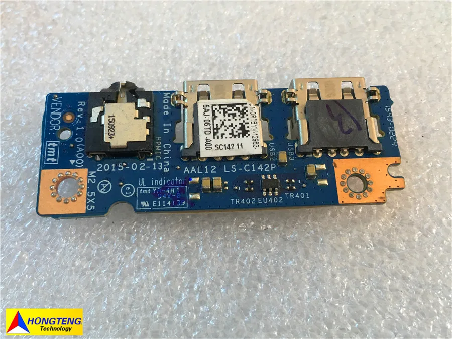 Original USB Audio Board LS-C142P For DELL Vostro 3558 Inspiron 17 5758 15 5558 14 5458 100% TESED OK