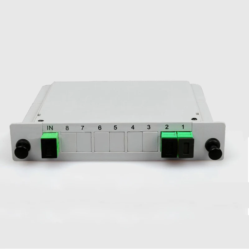 SC APC PLC 1X2 splitter Fiber Optical Box FTTH PLC Splitter box with 1X2 Planar waveguide type Optical splitter Free shipping