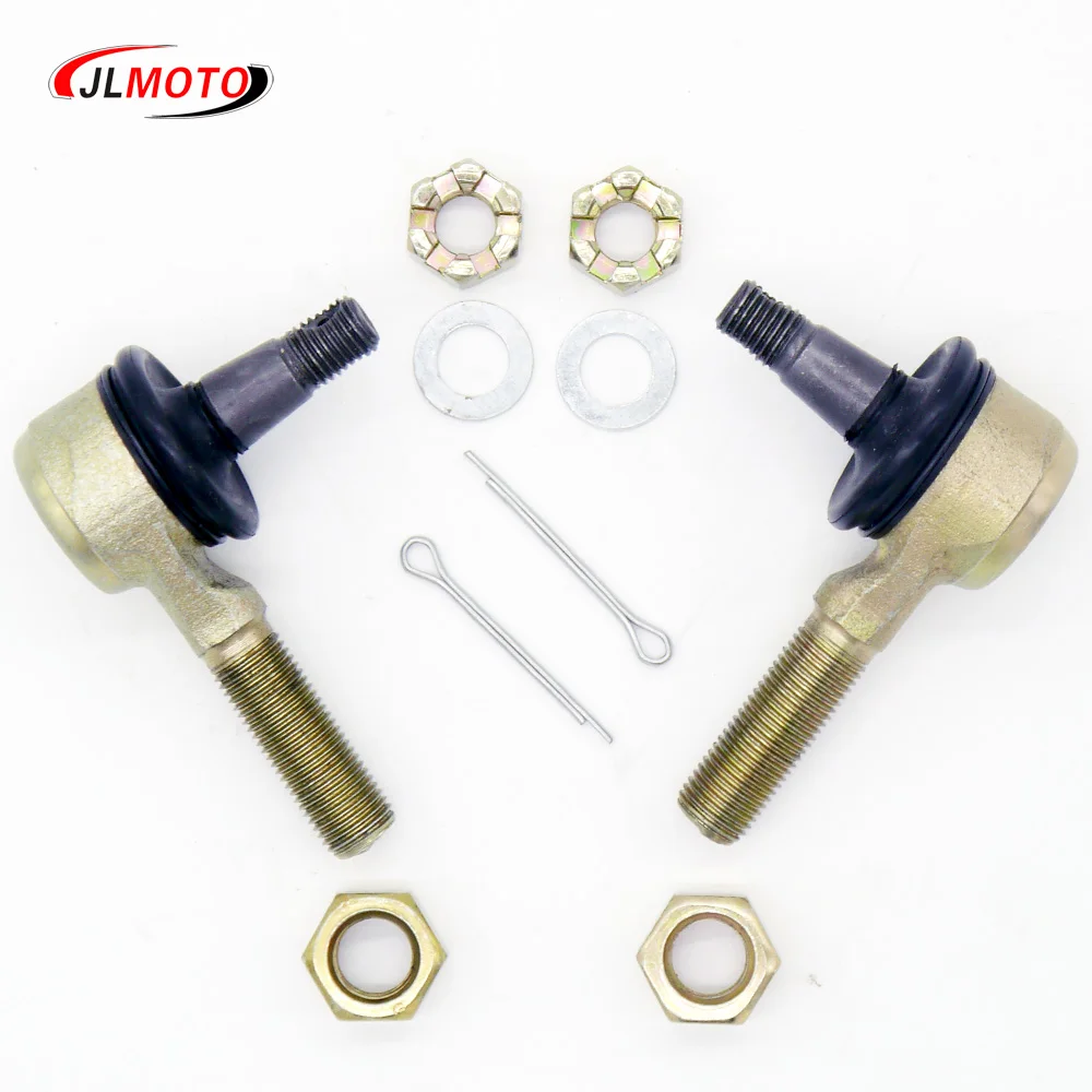 1 Pair M12 LH&RH Hand Thread Steering Tie Rod End Fit For Kawasaki KFX450R Suzuki R450 Yamaha Raptor YFZ450R YFM700 660 SF 500x6