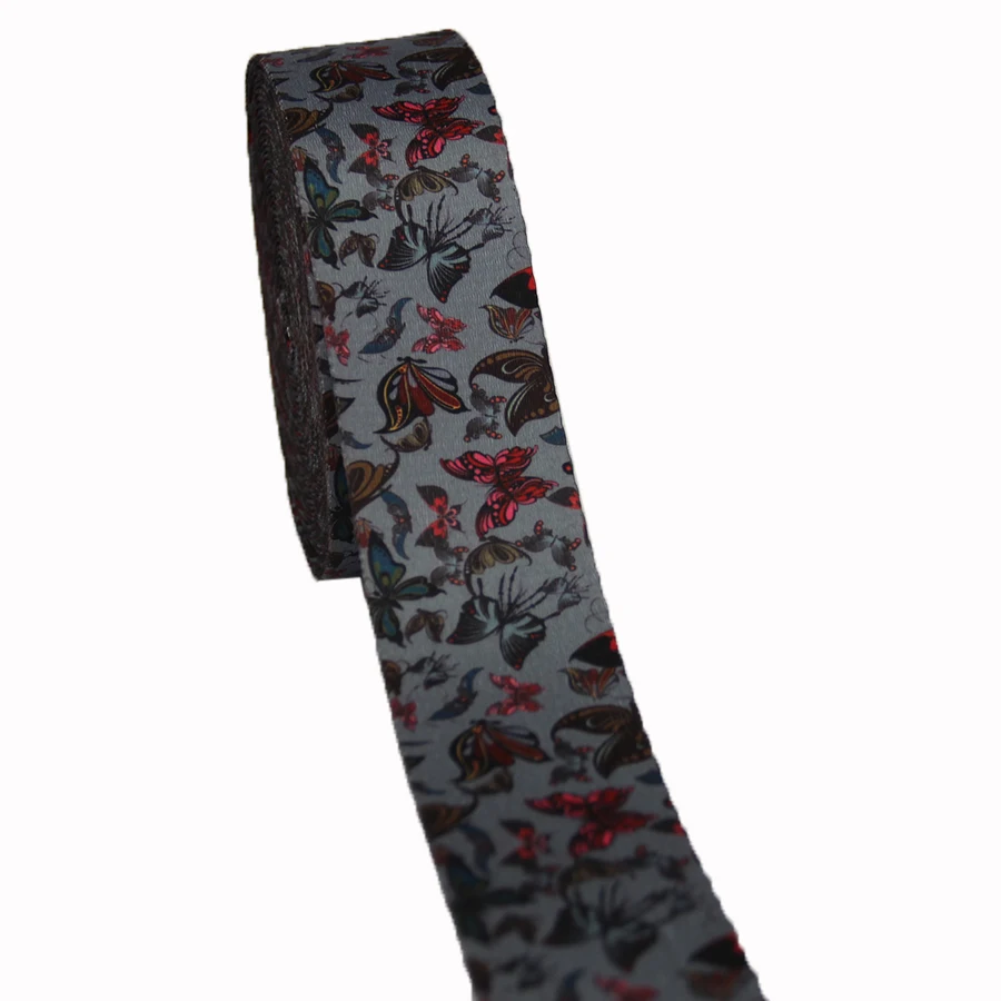 

Grey Color High Quality Butterfly Printing Polyester Webbing Belt 2 Inch 50MM