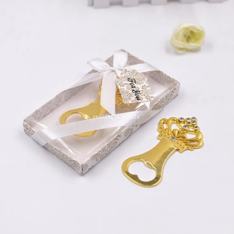 300 pcs Wedding Party Favors Gifts Gold Crown Bottle Opener Beer Bottle Opener Wedding Gift Party Favor