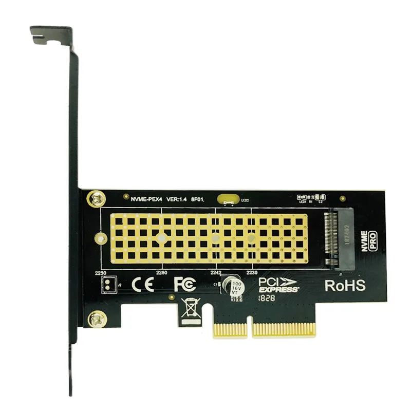 

M.2 NVMe SSD NGFF to PCI-E X4 Adapter M Key Interface Card Support PCI Express 3.0 x4 2230-2280 M2 SSD PCIE to M2 Adapter Raiser