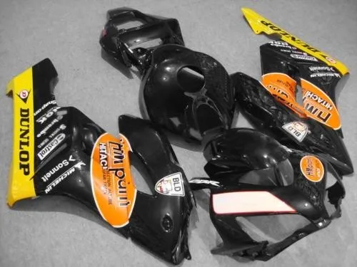 

km Injection molded bodywork fairings for black CBR1000RR 2004 2005 fairing kit CBR 1000RR 04 05