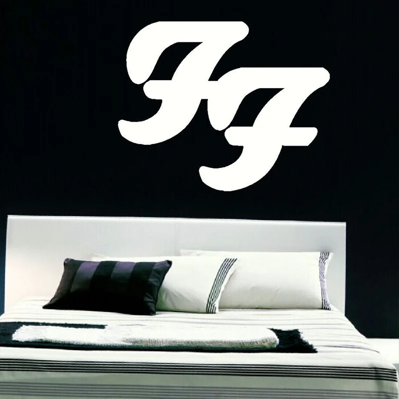 FOO FIGHTERS LOGO BEDROOM GIANT WALL ART STICKER TRANSFER GRAPHIC VINYL Bedroom Vinyl Stickers Bedroom Wall Stickers