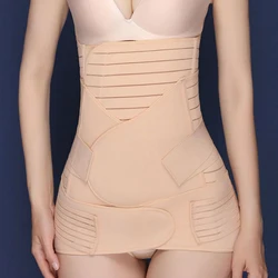 3Pcs/set Postpartum Support Recovery Belly Wrap Waist Pelvis Belt Body Shaper Postnatal Shapewear Maternity Waist Band