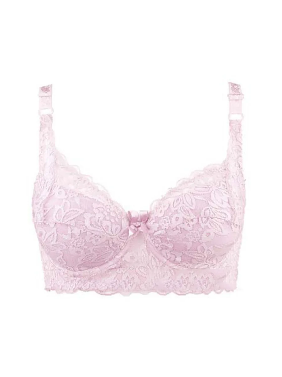 Women's Plus Size Lace Underwire Bralette