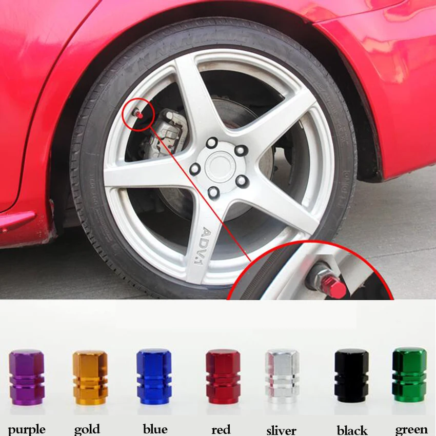 4Pcs Bike Wheel Tire Covered Car Motorcycle Truck universal Tube Tyre Bicycle AV SV American AIR Valve Cap Dustproof 6 colors