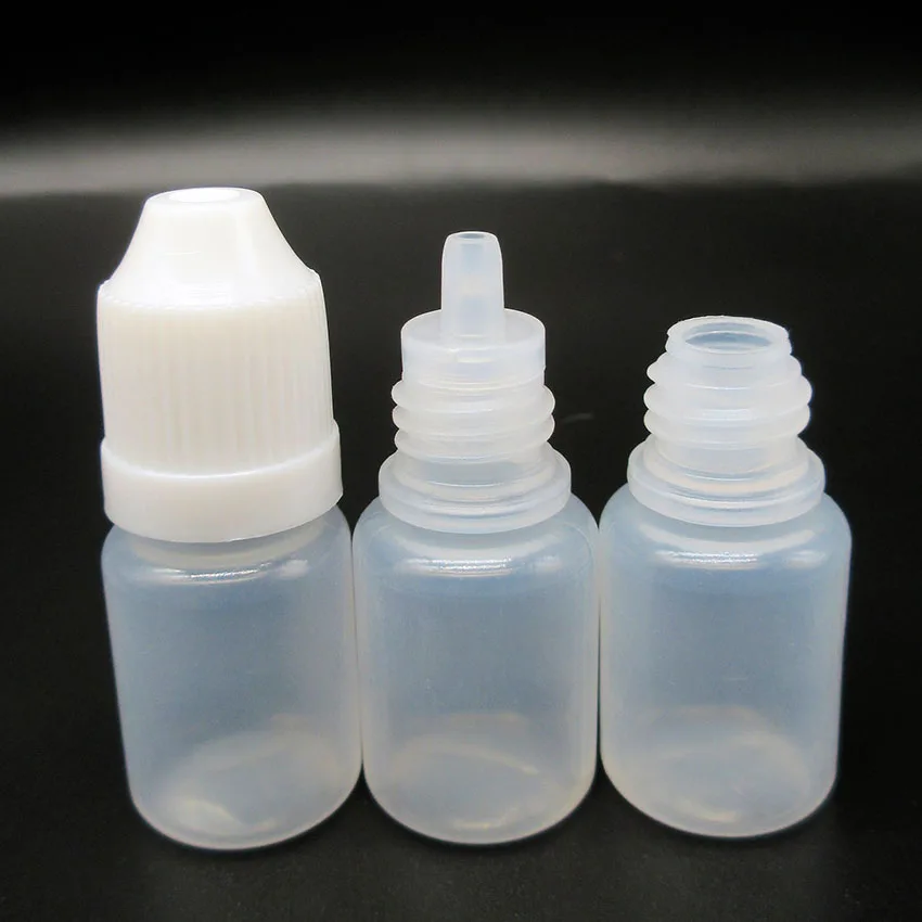 safty cap for children and elderly,5ml soft bottle ,empty eye drops package with childproof cap 100pcs/lot