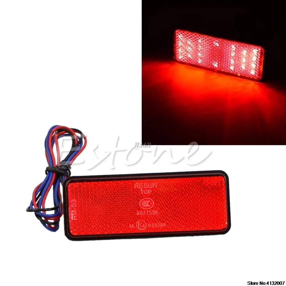 LED Reflector Rear Tail Brake Stop Marker Light CAR Truck Trailer Motorcycle