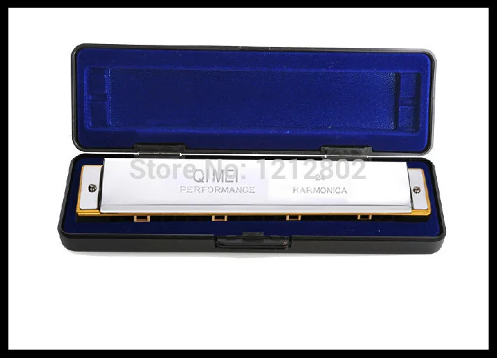 harmonica 24 holes c tone professional performance accent harmonica